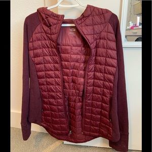 Maroon North Face Jacket
